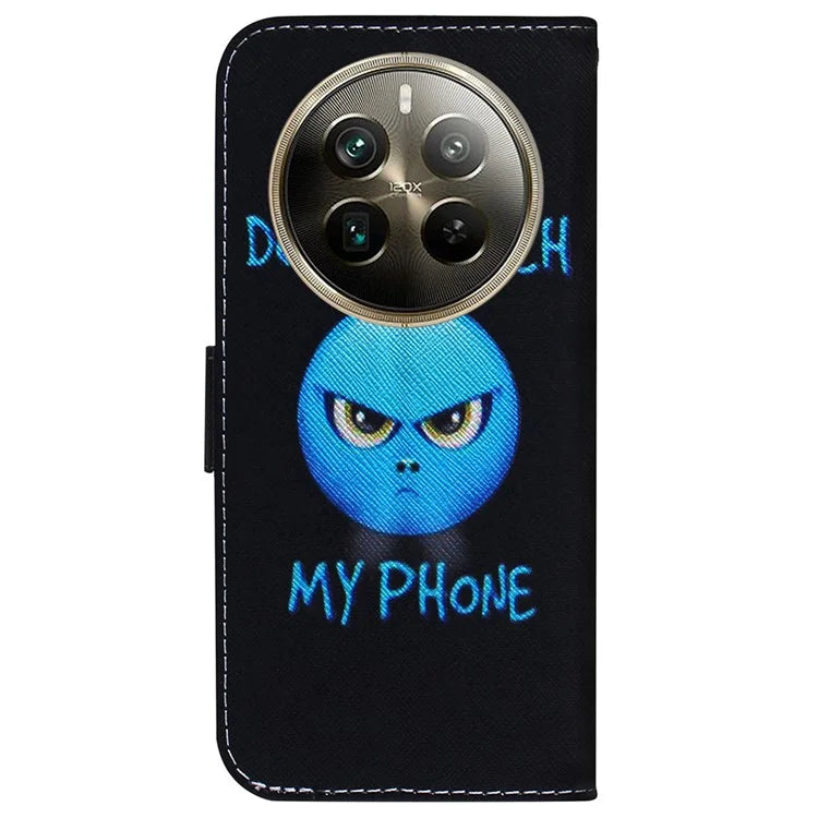 For Realme 12 Pro 5G / 12 Pro+ 5G Leather Case Pattern Printing Protective Phone Cover