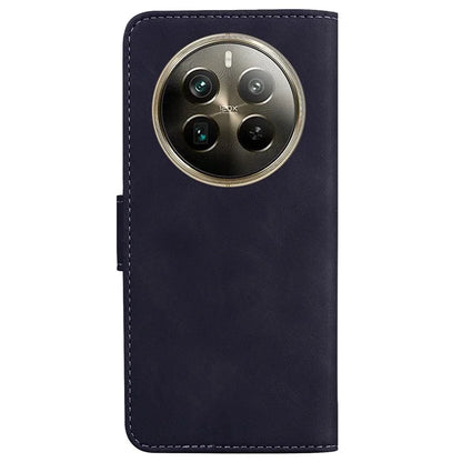 For Realme 12 Pro 5G / 12 Pro+ 5G Case Stand Solid Color Leather Flip Phone Cover