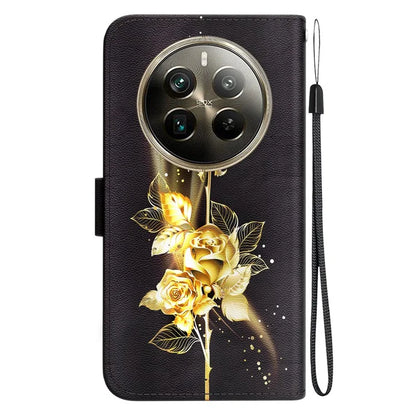 For Realme 12 Pro 5G / 12 Pro+ 5G Case Printed Pattern Wallet Leather Phone Cover