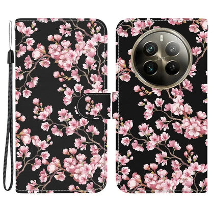 For Realme 12 Pro 5G / 12 Pro+ 5G Case Printed Pattern Wallet Leather Phone Cover