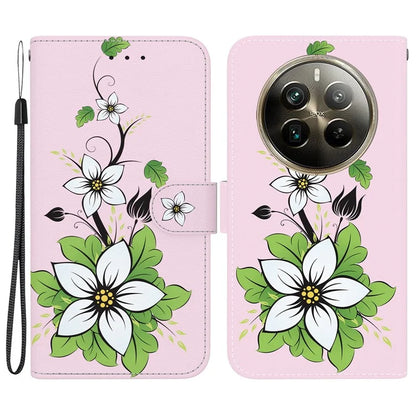 For Realme 12 Pro 5G / 12 Pro+ 5G Case Printed Pattern Wallet Leather Phone Cover