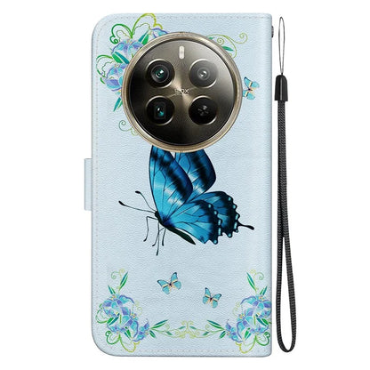 For Realme 12 Pro 5G / 12 Pro+ 5G Case Printed Pattern Wallet Leather Phone Cover
