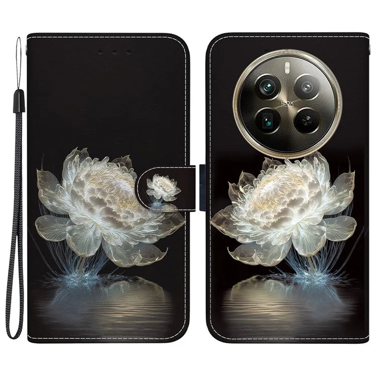For Realme 12 Pro 5G / 12 Pro+ 5G Case Printed Pattern Wallet Leather Phone Cover