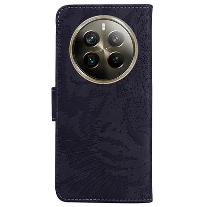 For Realme 12 Pro 5G / 12 Pro+ 5G Case Tiger Pattern PU Leather Wallet Phone Cover
