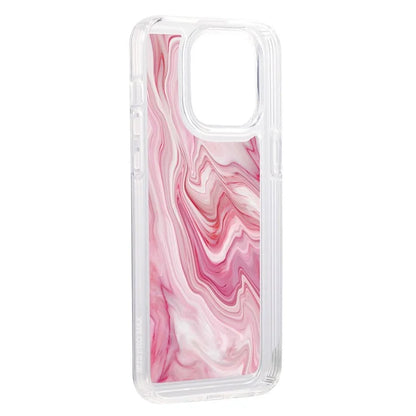 For iPhone 14 Pro TPU Case Marble Pattern Airbag Protection Back Phone Cover