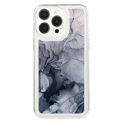 For iPhone 15 Pro Case Marble Pattern TPU Airbag Structure Phone Shell