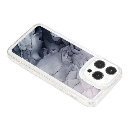 For iPhone 15 Pro Case Marble Pattern TPU Airbag Structure Phone Shell