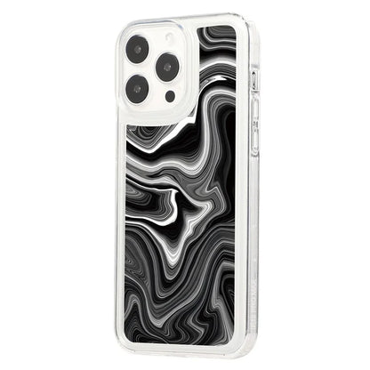 For iPhone 15 Pro Case Marble Pattern TPU Airbag Structure Phone Shell2