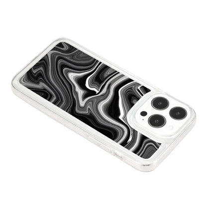 For iPhone 15 Pro Case Marble Pattern TPU Airbag Structure Phone Shell2