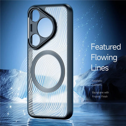 DUX DUCIS Aimo Series for Huawei P70 Pro Black Phone Case PC+TPU Cover Compatible with MagSafe (REACH Certification)