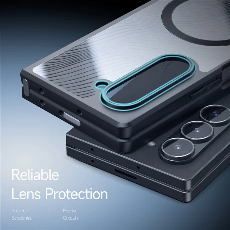 DUX DUCIS Aimo Series for Samsung Galaxy Z Fold6 5G Phone Case Compatible with MagSafe PC+TPU Slim Cover (REACH Certification), Black