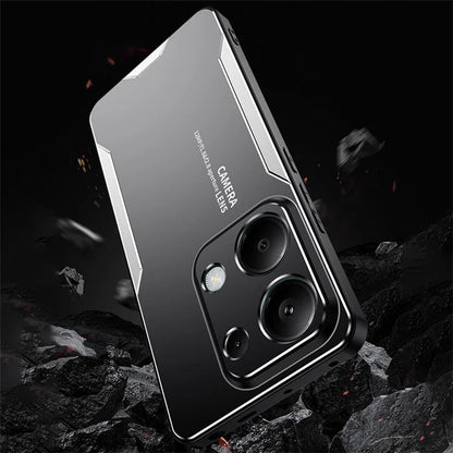 For Xiaomi Redmi Note 13 Pro 4G / Poco M6 Pro 4G Case Drop-Proof Aluminum Alloy+TPU+PC Phone Cover