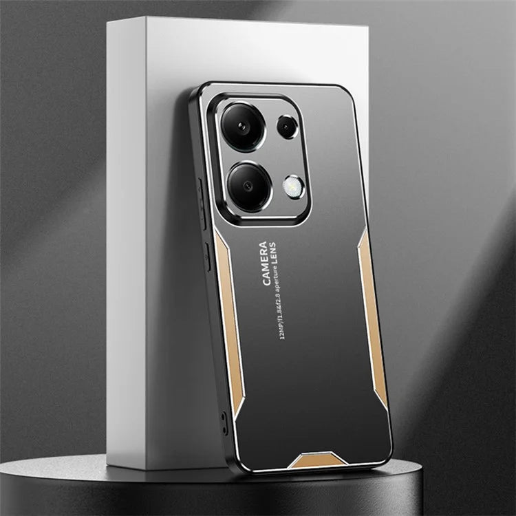For Xiaomi Redmi Note 13 Pro 4G / Poco M6 Pro 4G Case Drop-Proof Aluminum Alloy+TPU+PC Phone Cover