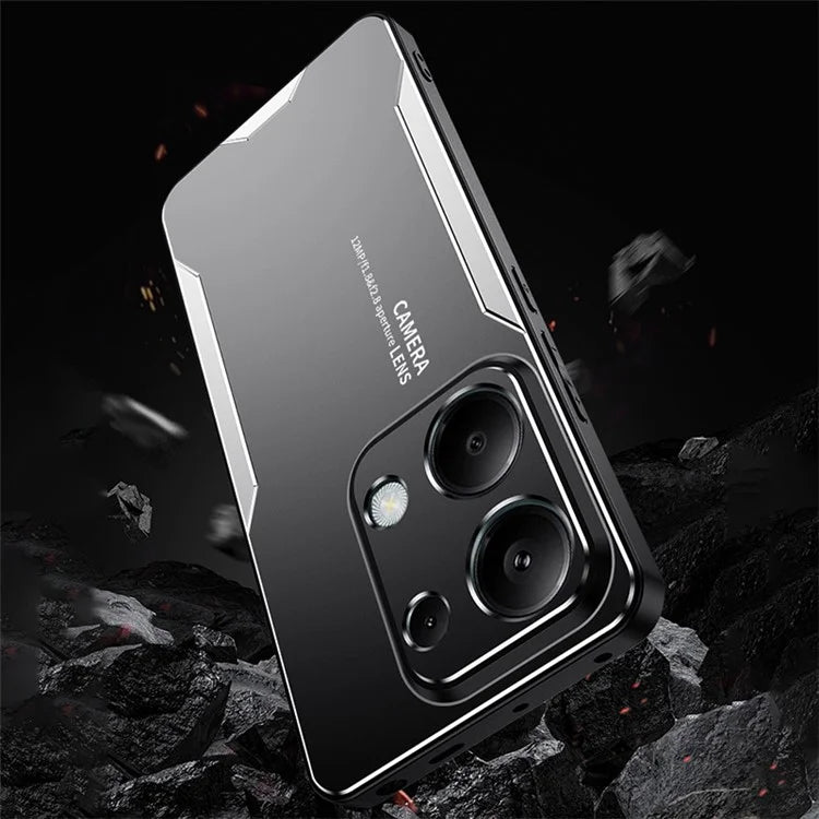 For Xiaomi Redmi Note 13 Pro 4G / Poco M6 Pro 4G Case Drop-Proof Aluminum Alloy+TPU+PC Phone Cover