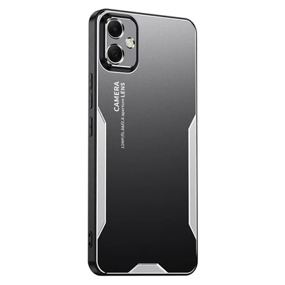 For Samsung Galaxy A05 4G Anti-Scratch Case Aluminum Alloy+TPU+PC Hybrid Phone Cover