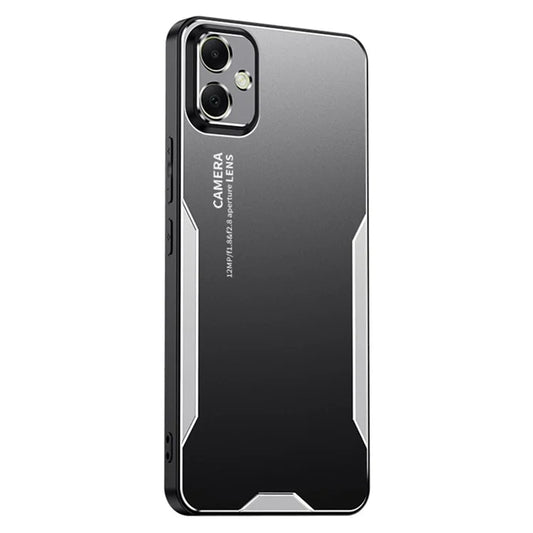 For Samsung Galaxy A05 4G Anti-Scratch Case Aluminum Alloy+TPU+PC Hybrid Phone Cover