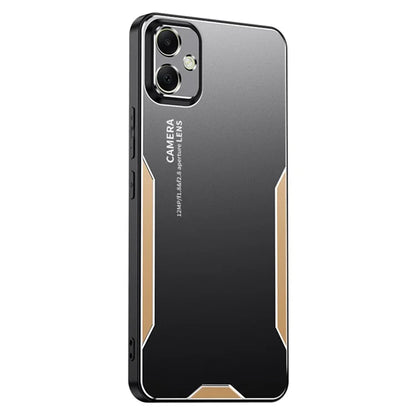 For Samsung Galaxy A05 4G Anti-Scratch Case Aluminum Alloy+TPU+PC Hybrid Phone Cover