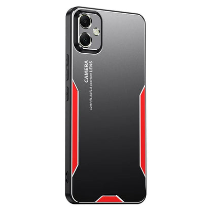 For Samsung Galaxy A05 4G Anti-Scratch Case Aluminum Alloy+TPU+PC Hybrid Phone Cover