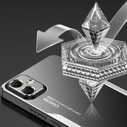 For Samsung Galaxy A05 4G Anti-Scratch Case Aluminum Alloy+TPU+PC Hybrid Phone Cover