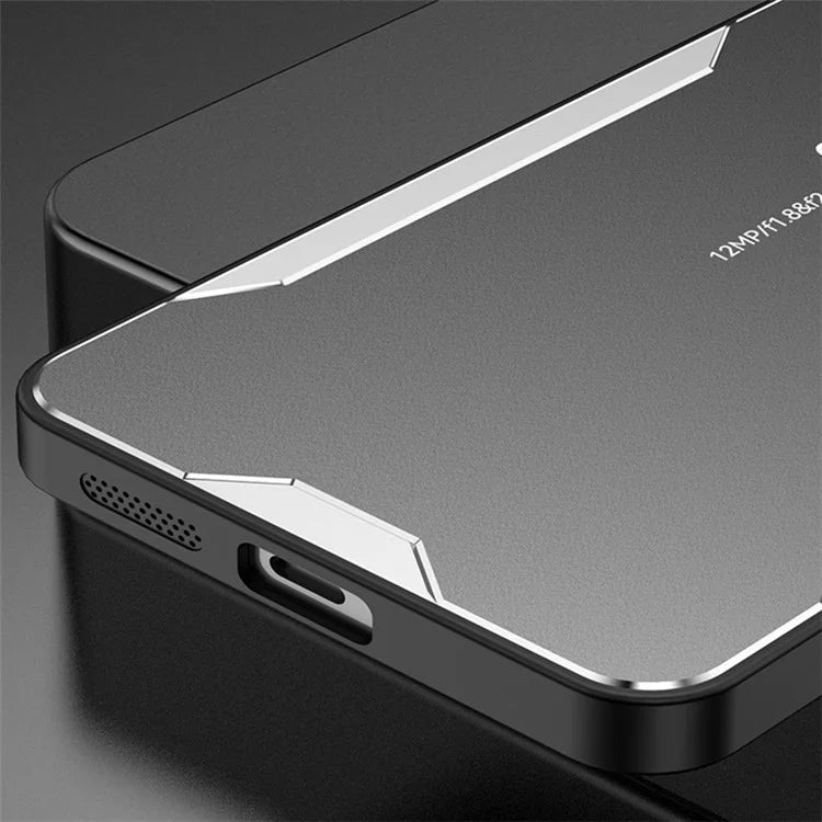 For Samsung Galaxy A05 4G Anti-Scratch Case Aluminum Alloy+TPU+PC Hybrid Phone Cover
