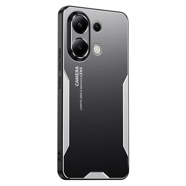 For Xiaomi Redmi Note 13 4G Drop Protection Phone Case Slim-Fit Aluminum Alloy+TPU+PC Shell