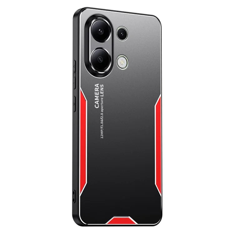 For Xiaomi Redmi Note 13 4G Drop Protection Phone Case Slim-Fit Aluminum Alloy+TPU+PC Shell