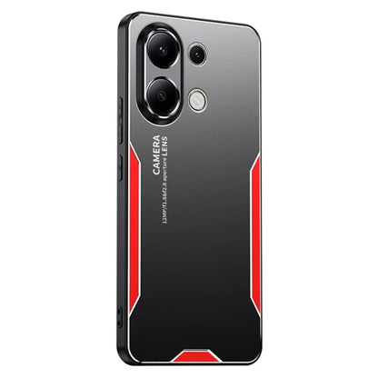 For Xiaomi Redmi Note 13 4G Drop Protection Phone Case Slim-Fit Aluminum Alloy+TPU+PC Shell