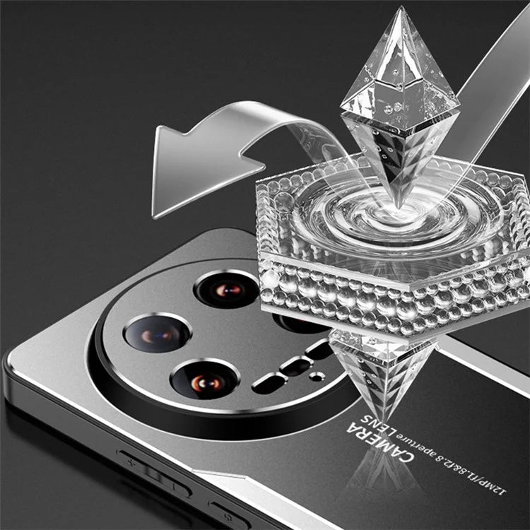 For Xiaomi 14 Ultra Aluminum Alloy+TPU+PC Phone Case Anti-Scratch Cell Phone Cover