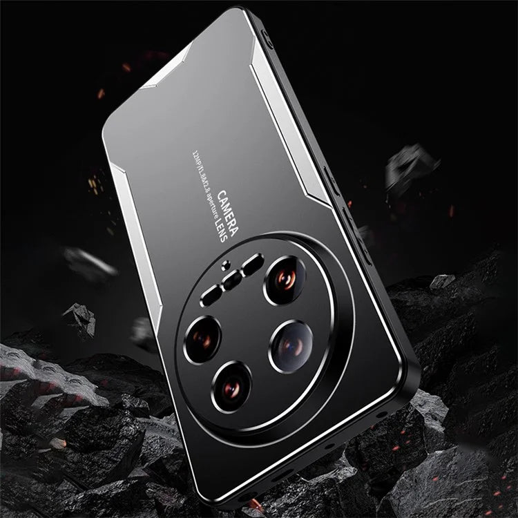 For Xiaomi 14 Ultra Aluminum Alloy+TPU+PC Phone Case Anti-Scratch Cell Phone Cover