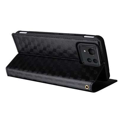 For Asus Zenfone 11 Ultra 5G Leather Wallet Case Rhombus Imprinted Protective Phone Cover