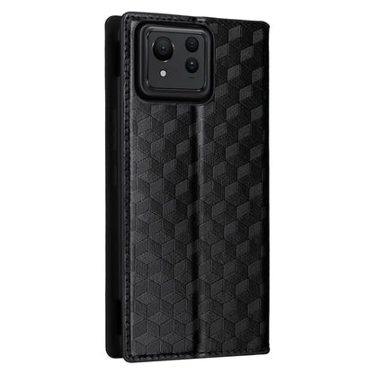 For Asus Zenfone 11 Ultra 5G Leather Wallet Case Rhombus Imprinted Protective Phone Cover