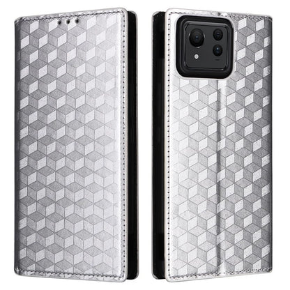 For Asus Zenfone 11 Ultra 5G Leather Wallet Case Rhombus Imprinted Protective Phone Cover