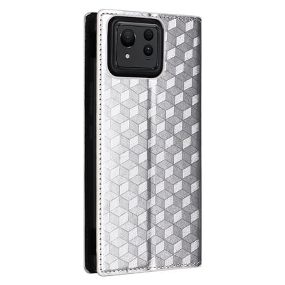 For Asus Zenfone 11 Ultra 5G Leather Wallet Case Rhombus Imprinted Protective Phone Cover