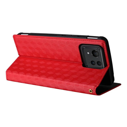 For Asus Zenfone 11 Ultra 5G Leather Wallet Case Rhombus Imprinted Protective Phone Cover