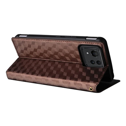 For Asus Zenfone 11 Ultra 5G Leather Wallet Case Rhombus Imprinted Protective Phone Cover