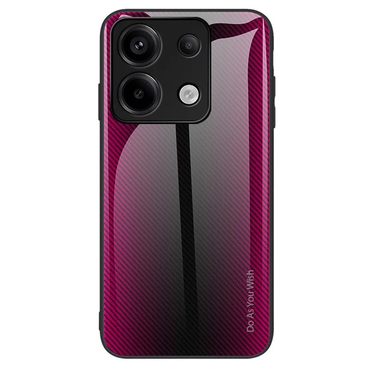 For Xiaomi Redmi Note 13 Pro 5G / Poco X6 5G Phone Cover Tempered Glass+TPU Bump Proof Case