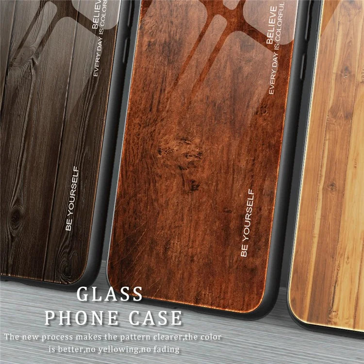 For Xiaomi Redmi Note 13 Pro 4G / Poco M6 Pro 4G Cell Phone Cases Anti-drop Tempered Glass+TPU Cover