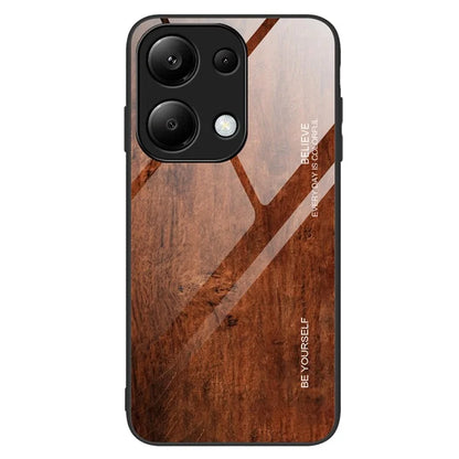 For Xiaomi Redmi Note 13 Pro 4G / Poco M6 Pro 4G Cell Phone Cases Anti-drop Tempered Glass+TPU Cover