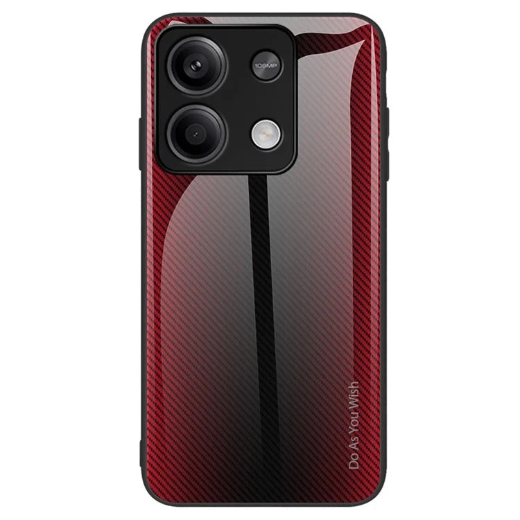 For Xiaomi Redmi Note 13 5G Case Tempered Glass Back Soft TPU Frame Phone Cover
