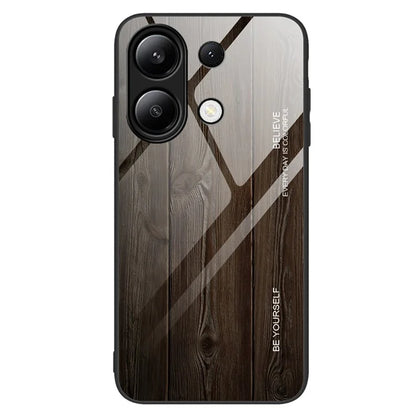 For Xiaomi Redmi Note 13 4G Case Tempered Glass+TPU Hybrid Phone Cover