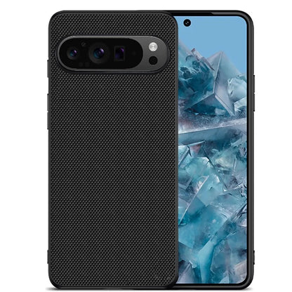 For Google Pixel 9 Pro Case Nylon Coated TPU Dual Layer Armor Phone Cover