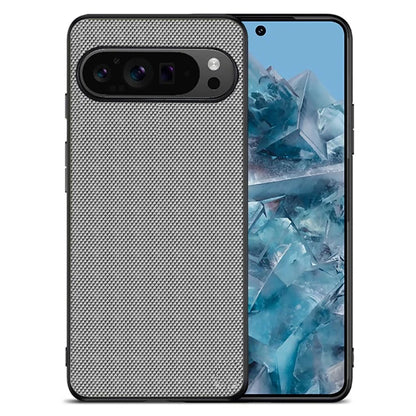 For Google Pixel 9 Pro Case Nylon Coated TPU Dual Layer Armor Phone Cover