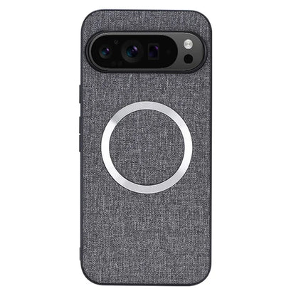 For Google Pixel 9 Case Soft TPU Cloth Texture Magnetic Phone Cover