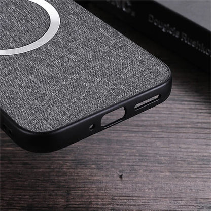 For Google Pixel 9 Case Soft TPU Cloth Texture Magnetic Phone Cover