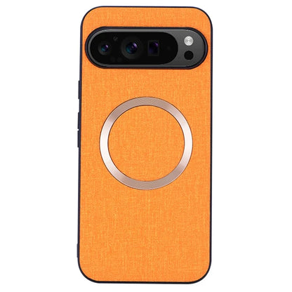 For Google Pixel 9 Case Soft TPU Cloth Texture Magnetic Phone Cover