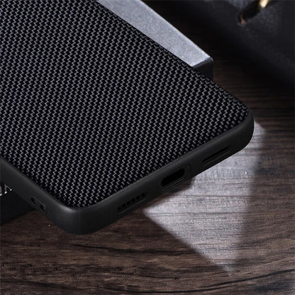 For Google Pixel 9 Case Scratch-proof  Nylon Coated TPU Back Phone Cover