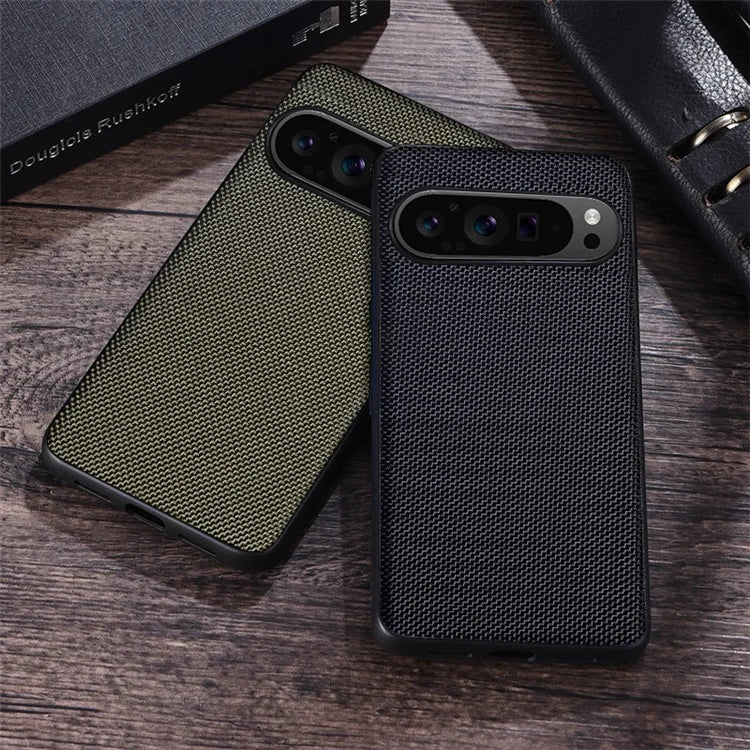 For Google Pixel 9 Case Scratch-proof  Nylon Coated TPU Back Phone Cover