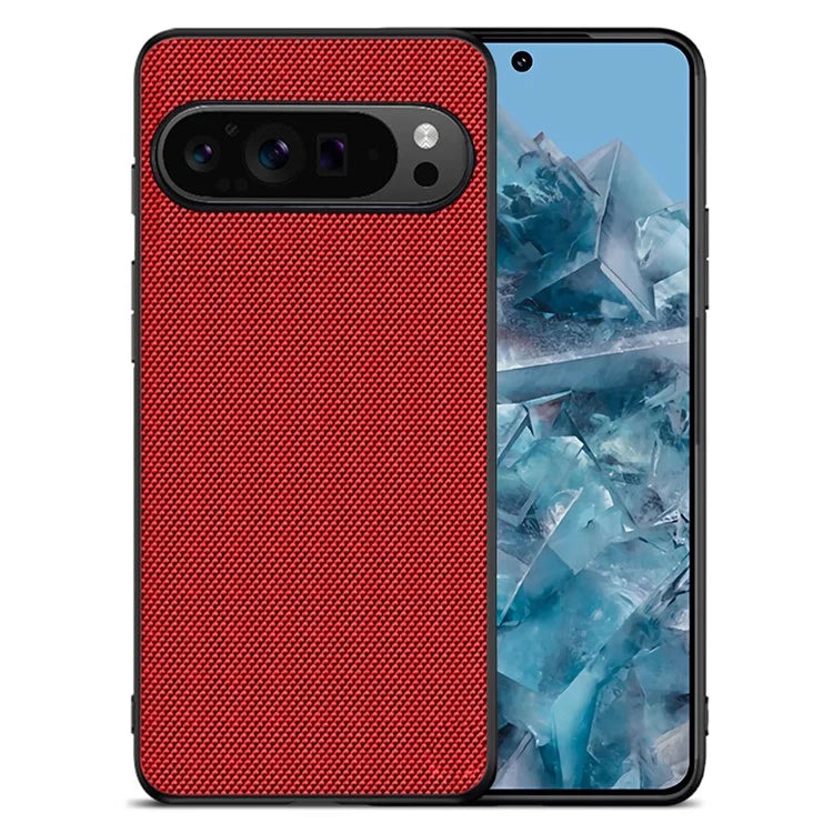For Google Pixel 9 Case Scratch-proof  Nylon Coated TPU Back Phone Cover