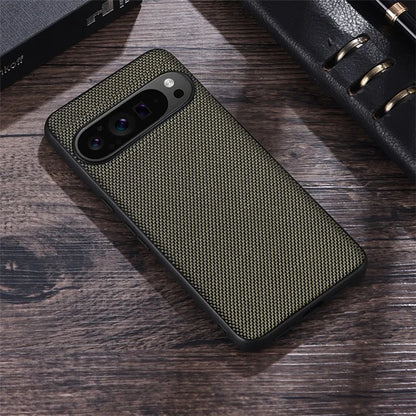 For Google Pixel 9 Case Scratch-proof  Nylon Coated TPU Back Phone Cover