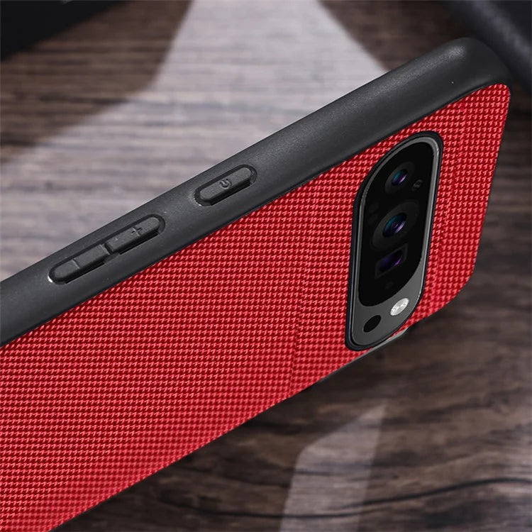 For Google Pixel 9 Case Scratch-proof  Nylon Coated TPU Back Phone Cover